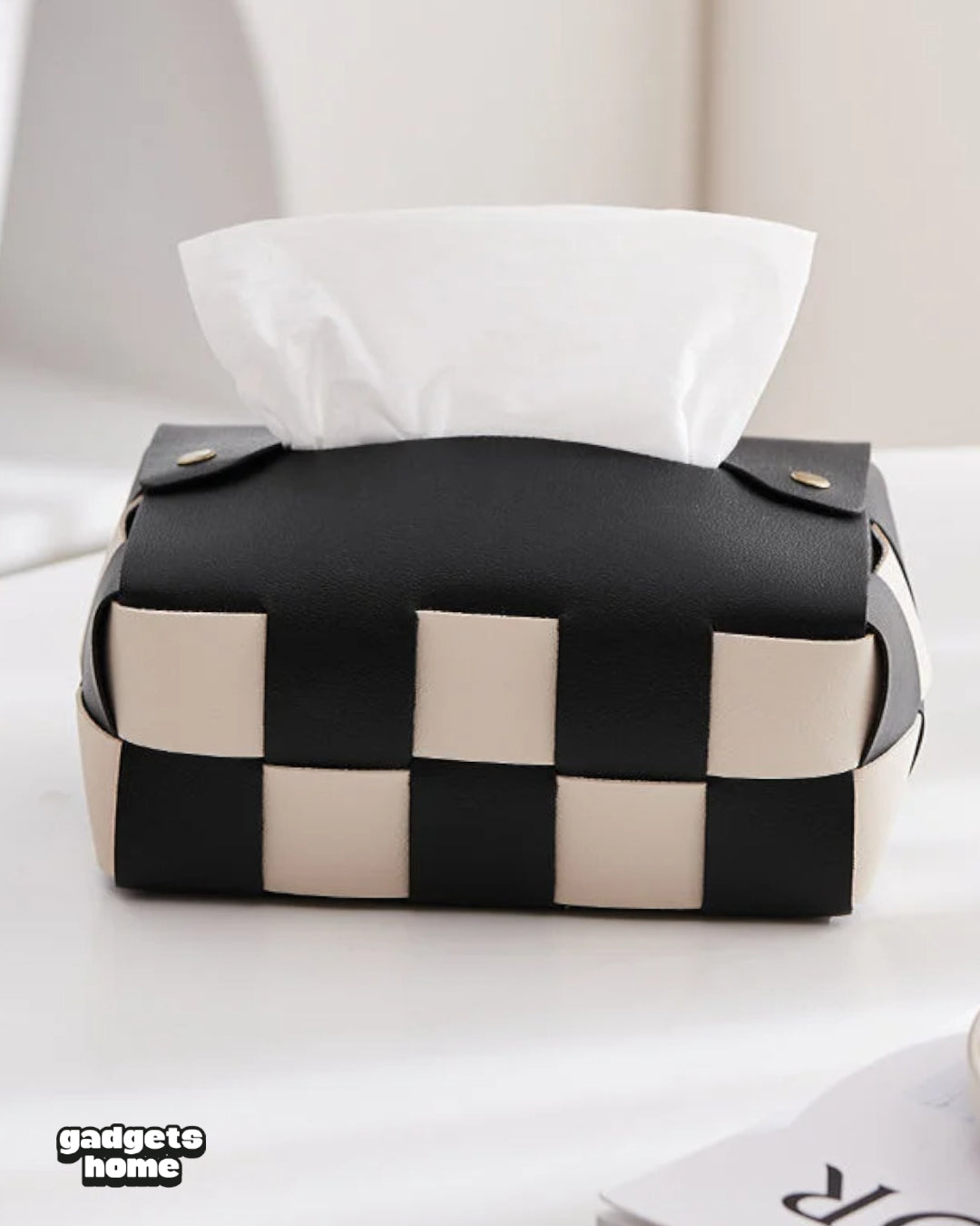 Leather Tissue Box