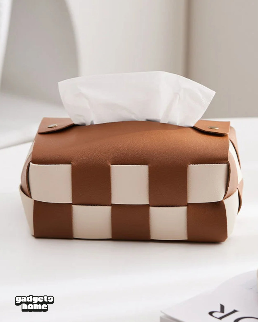 Leather Tissue Box