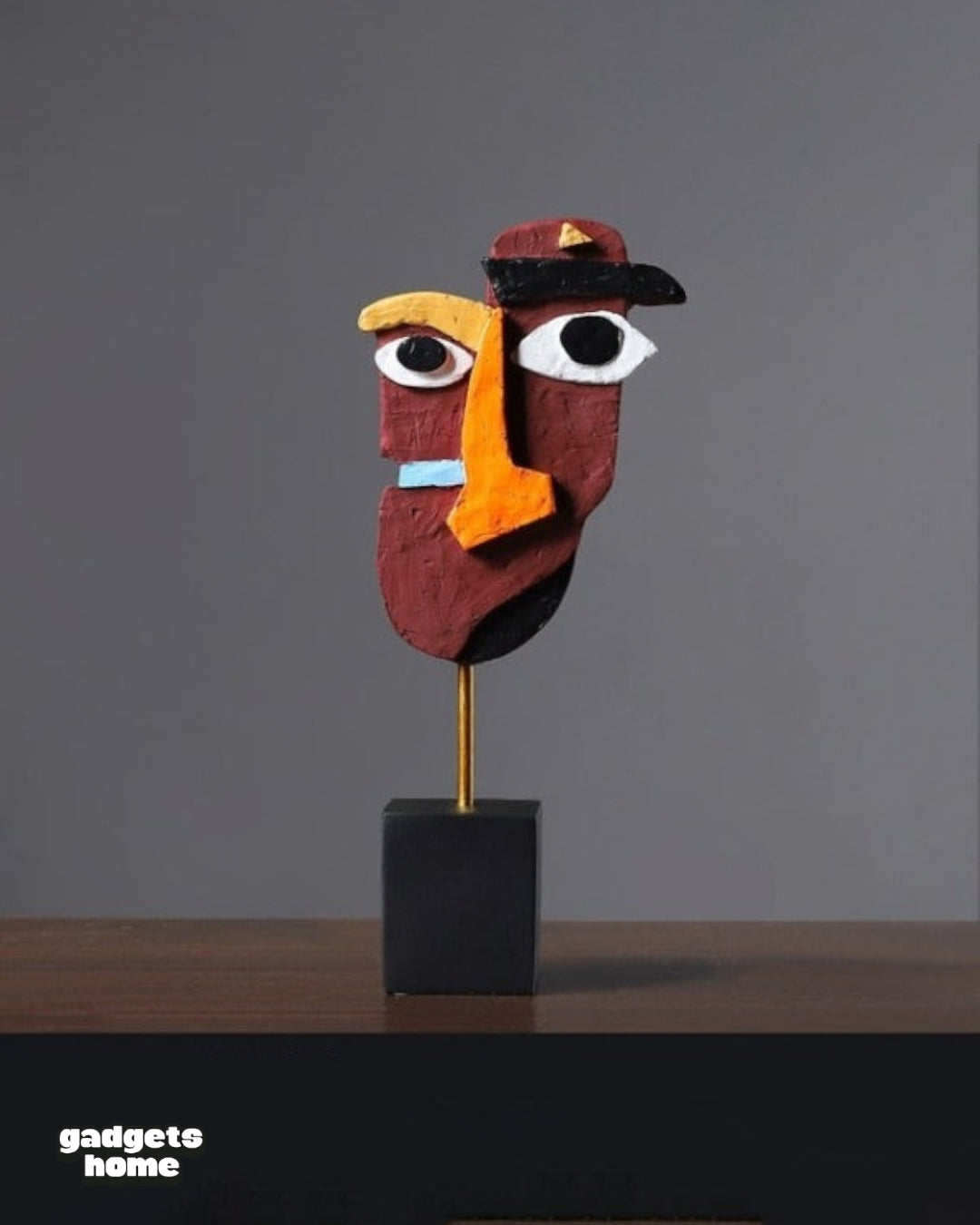 Human Face Statues