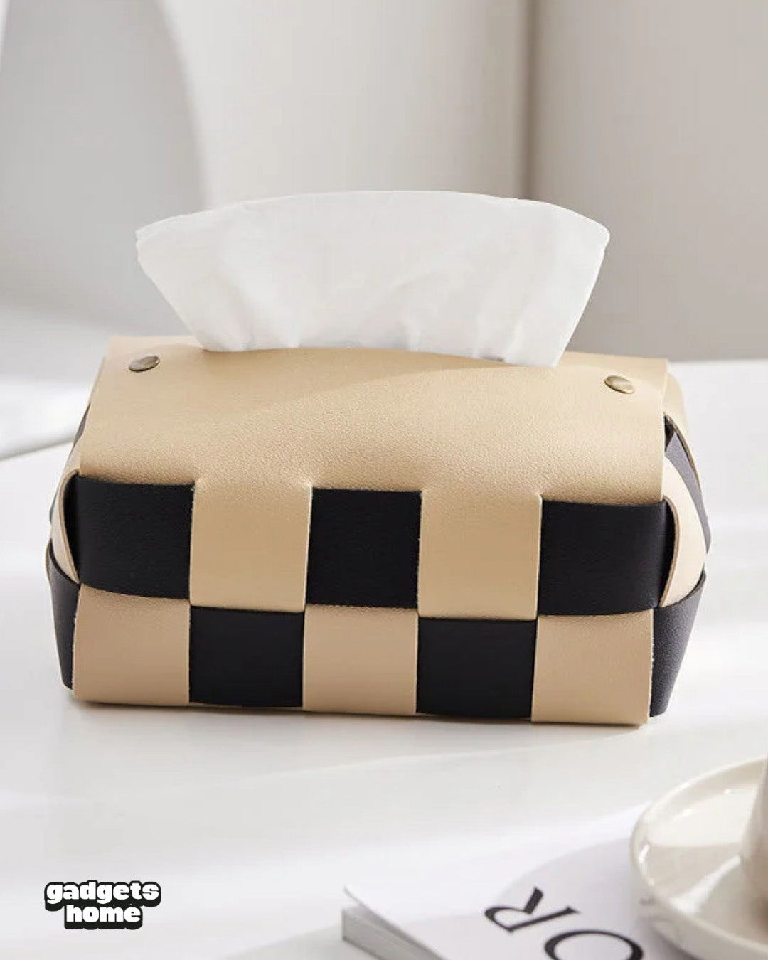 Leather Tissue Box