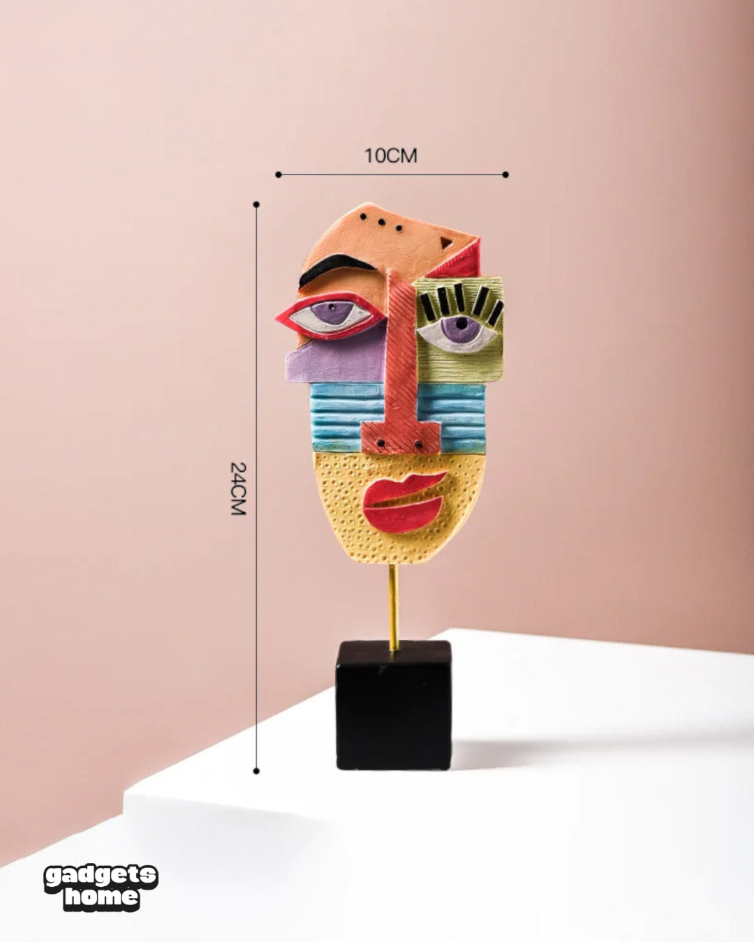 Human Face Statues